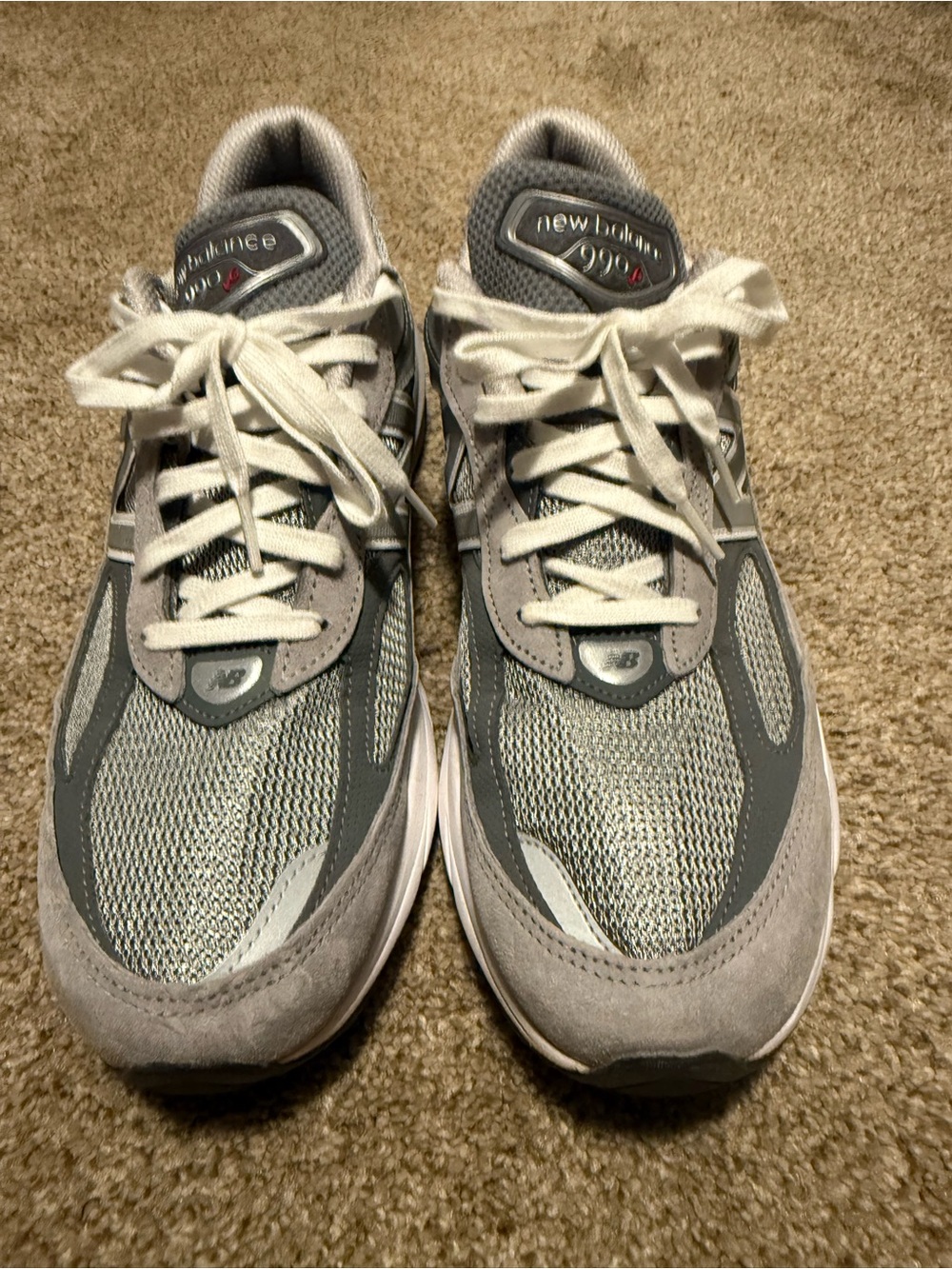 New Balance Men's Grey Athletic Sneakers